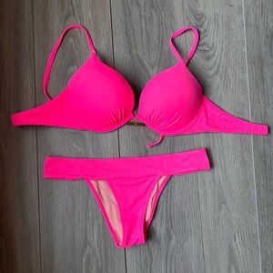 Vibrant Pink Bikini Set